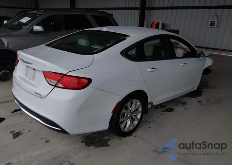 2015 Chrysler 200 C из США, поврежденный, VIN 1C3CCCCB4FN607229